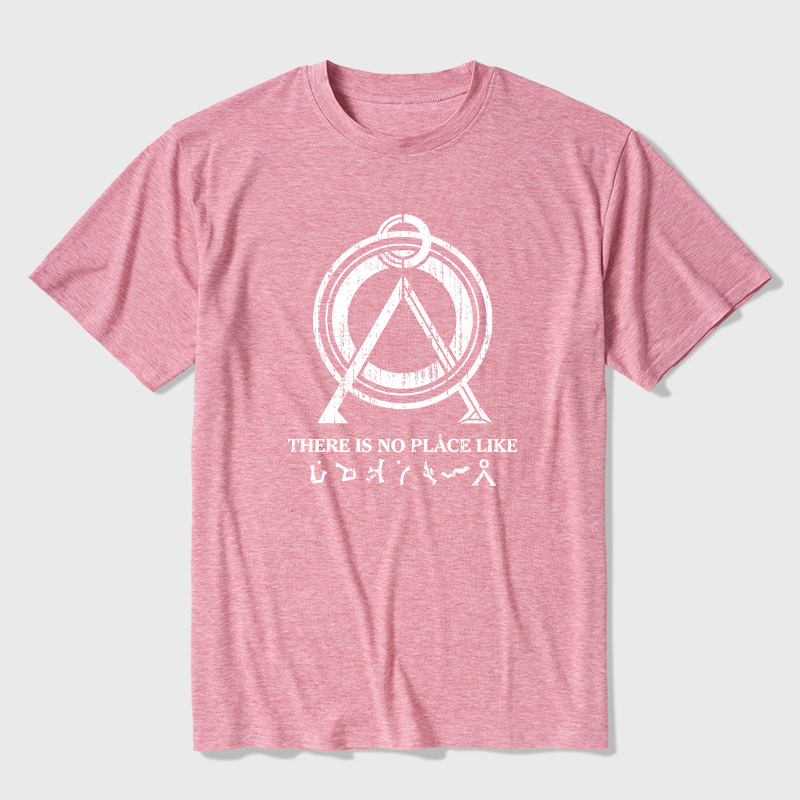 There Is No Place Like Home Vintage Stargate Ultra Soft Heather Tee