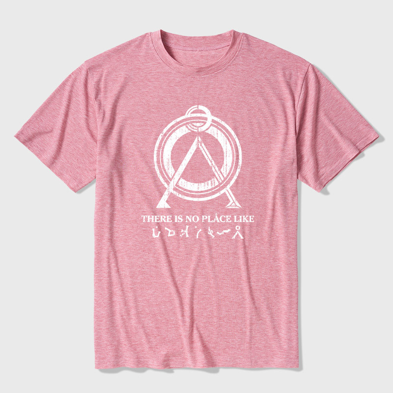 There Is No Place Like Home Vintage Stargate Ultra Soft Heather Tee