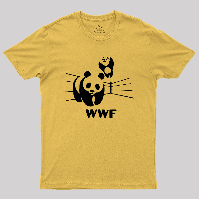 Funny WWF Pandas Geek T-Shirt