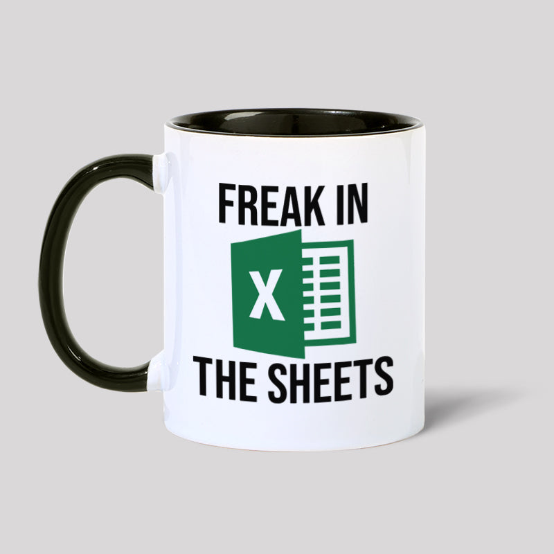 Freak in the Sheets Geek Mug