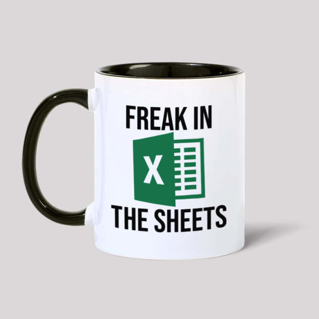 Freak in the Sheets Geek Mug