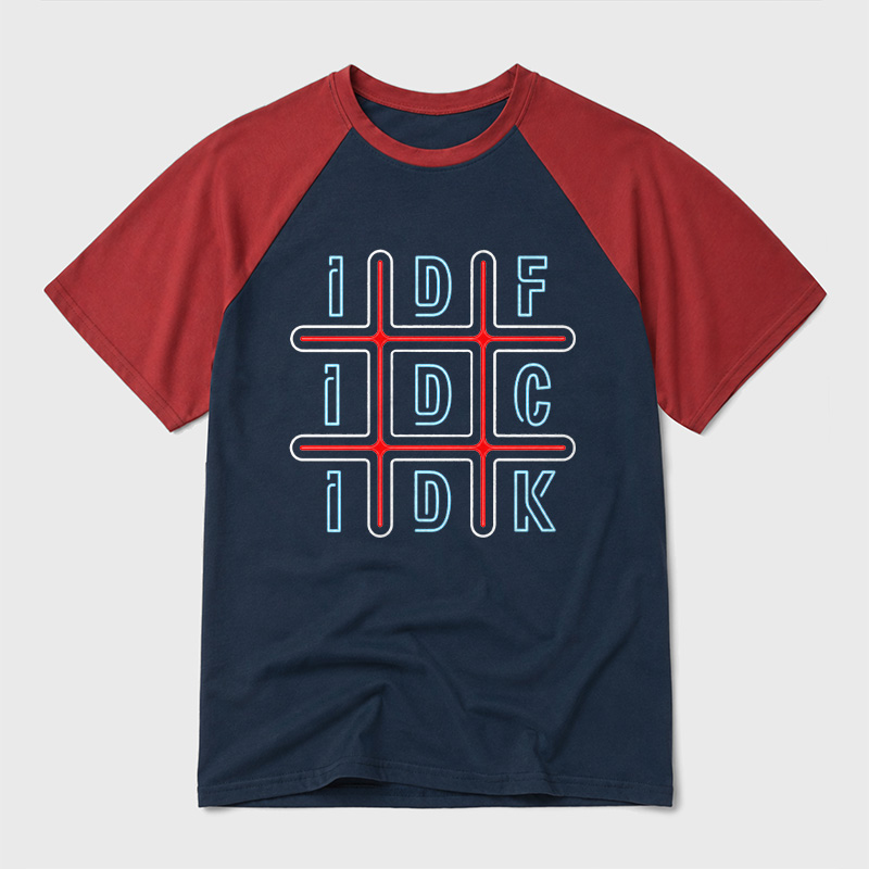 I Don’t Freaking Know Geek Retro Raglan T-Shirt