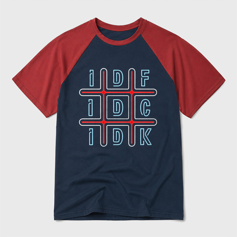 I Don’t Freaking Know Geek Retro Raglan T-Shirt