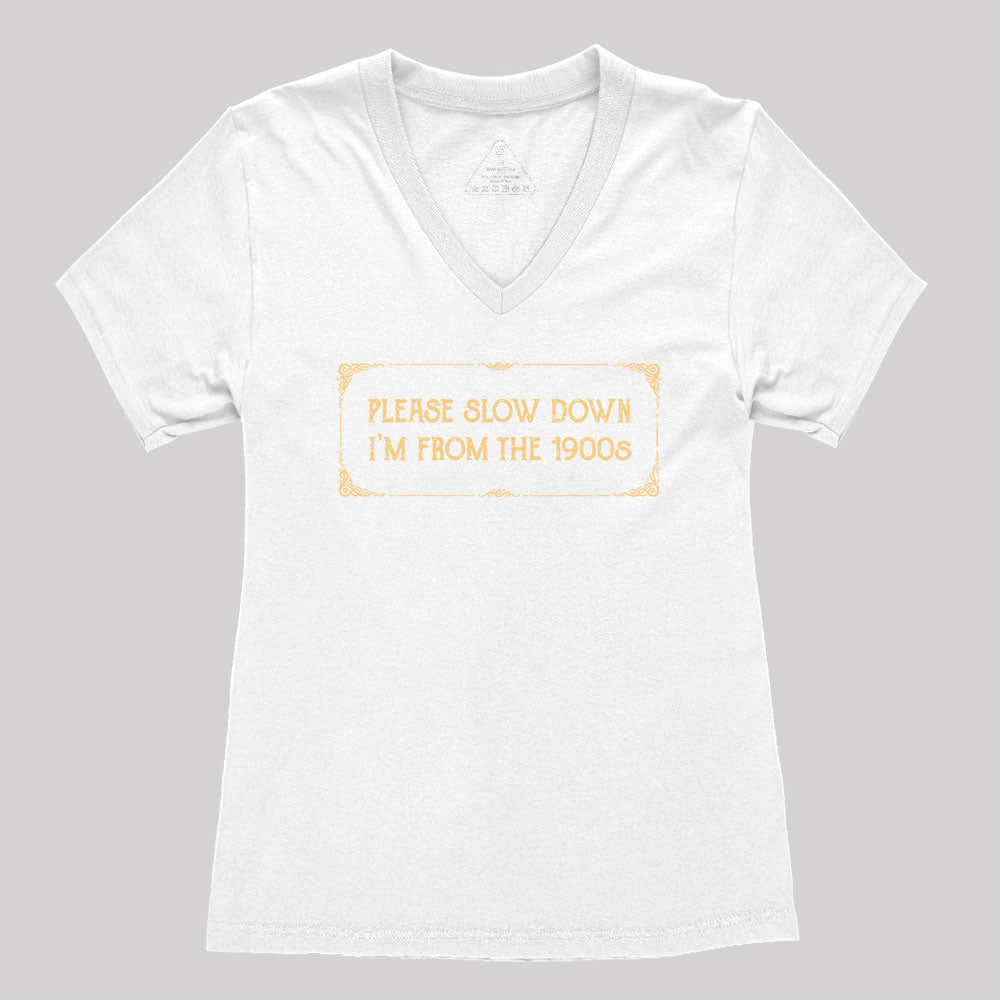 From the 1900s Women's V-Neck T-shirt