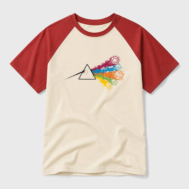 The Dark Side of the RPG Geek Retro Raglan T-Shirt