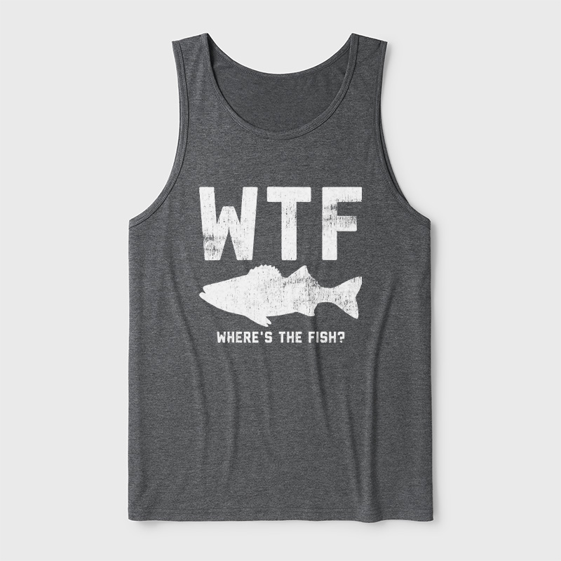 WTF Fish Ultra Soft Heather Tank