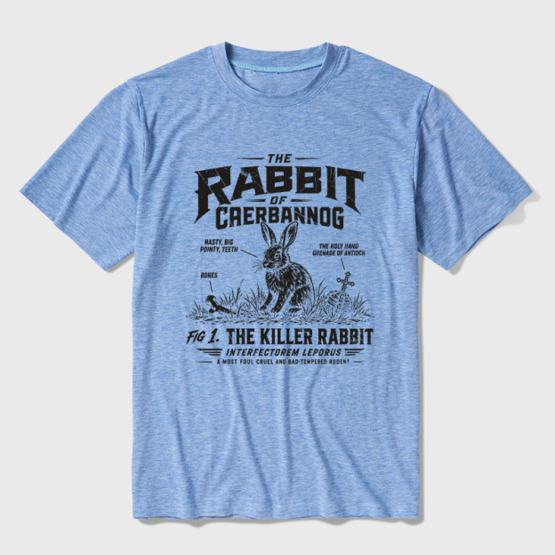 The Rabbit of Caerbannog Ultra Soft Heather Tee