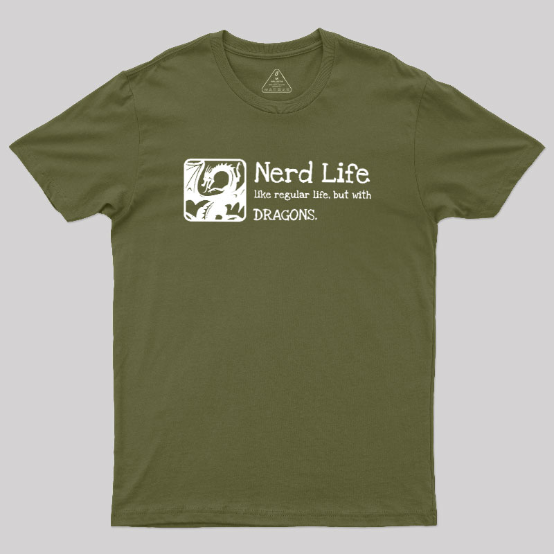 Nerd Life Dungeons Crawler Geek T-Shirt
