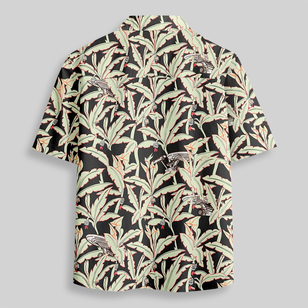 Tropical Voyager Button Up Pocket Shirt