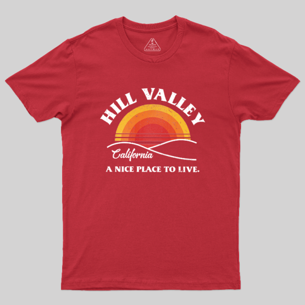 Hill Valley Sunset Geek T-Shirt