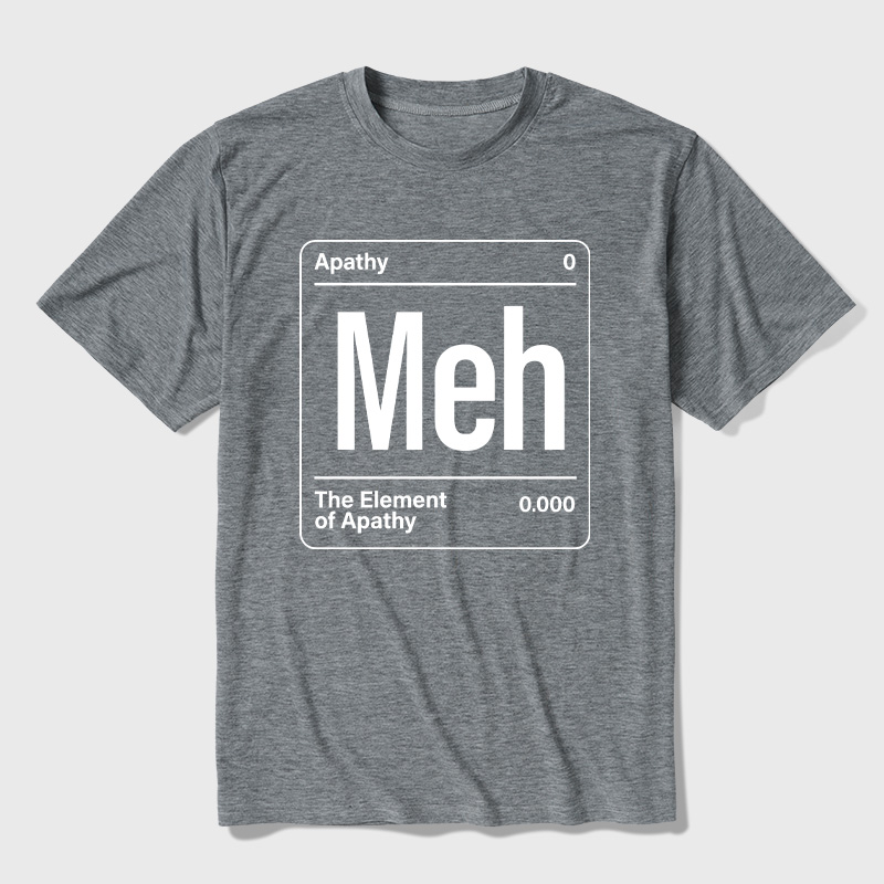 The Element of Apathy Ultra Soft Heather Tees