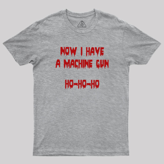 Ho-Ho-Ho Machine Gun Geek T-Shirt