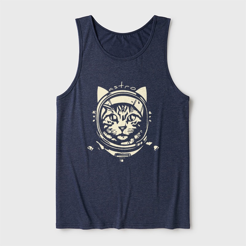 Astro Cat Ultra Soft Heather Tank