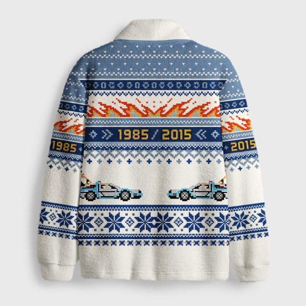 88mph Time Circuits Geek Shawl Collar Cardigan
