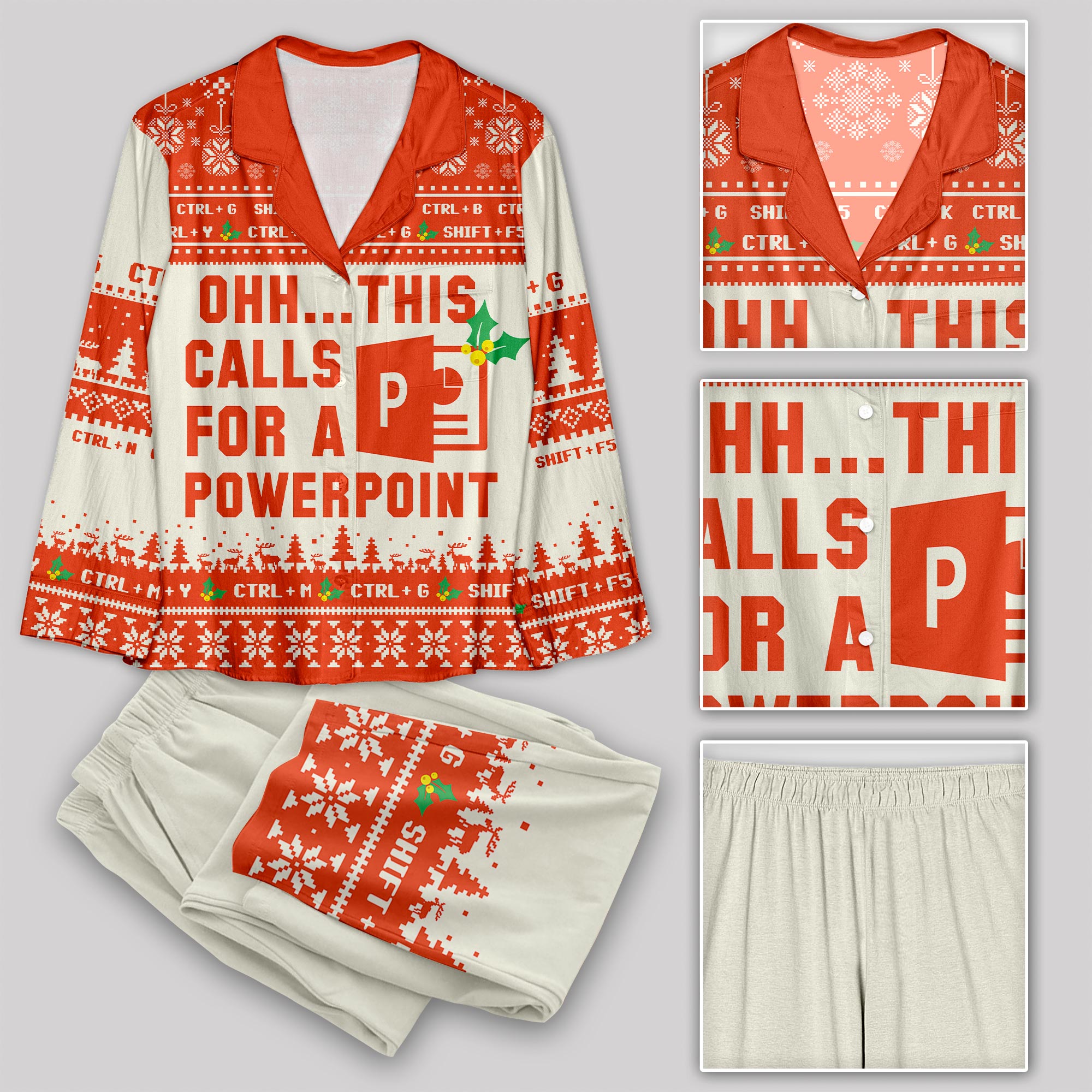 Ohh This Calls for a Powerpoint Geek Pajama Sets