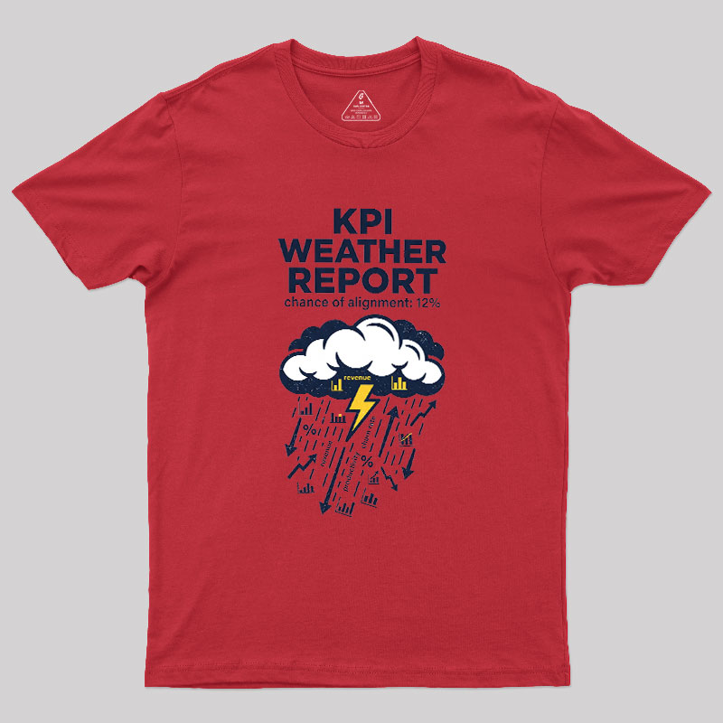 KPI Weather Report Geek T-Shirt