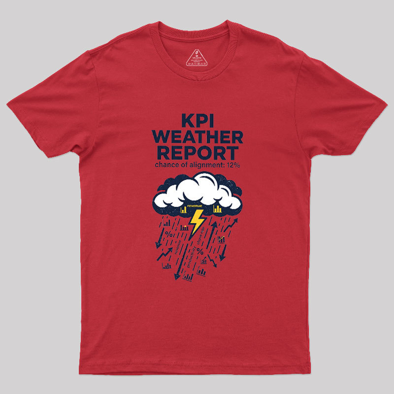 KPI Weather Report Geek T-Shirt