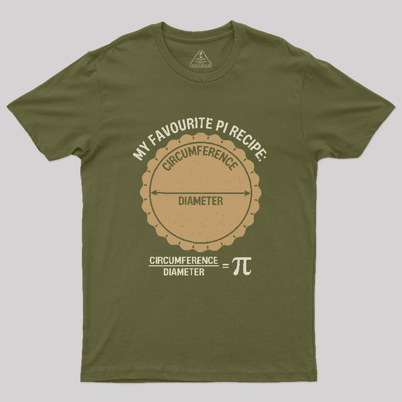 Favorite Pi Recipe Geek T-Shirt