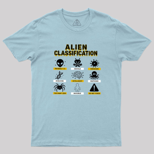 Alien Classification Geek T-Shirt