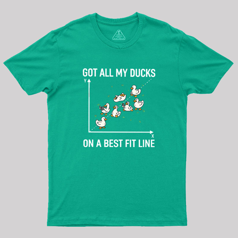 Ducks in a Row Geek T-Shirt