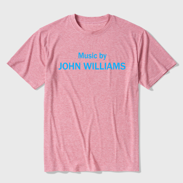 Music by John Williams Ultra Soft Heather Tees
