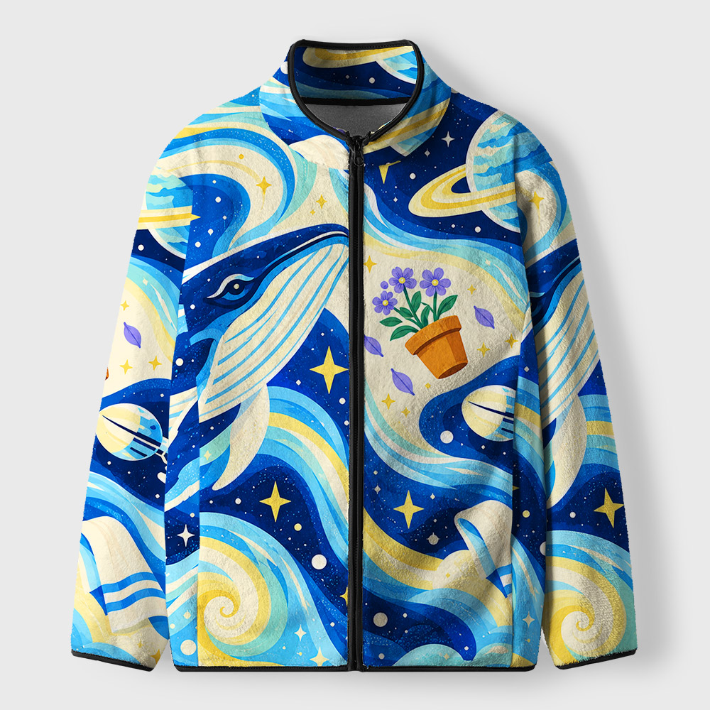 Ultimate Answer To The Universe Art Geek Polar Fleece Full-Zip Jacket