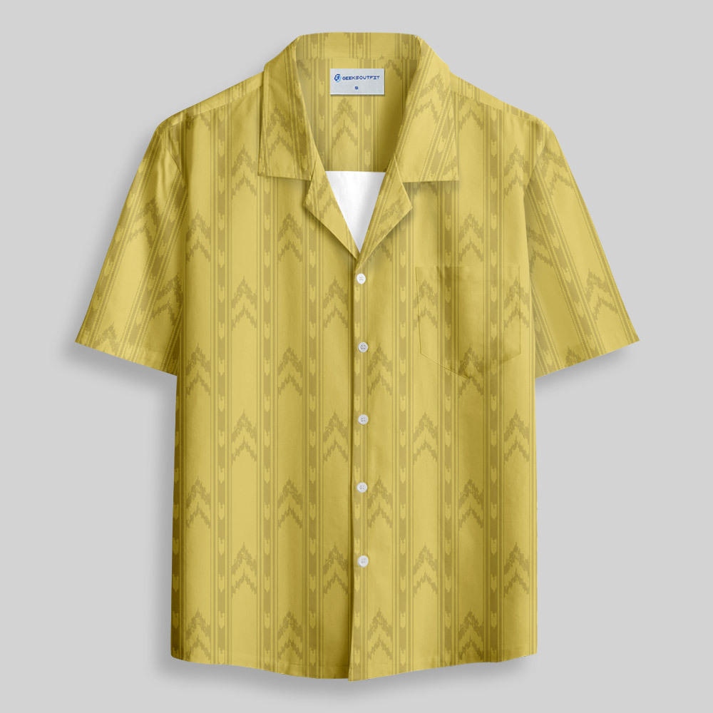 Geeksoutfit Medieval Science Fiction Map Button Up Pocket Shirt for Sale