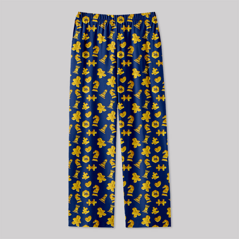 Fried Chicken Board Game Geek Loungewear Pants