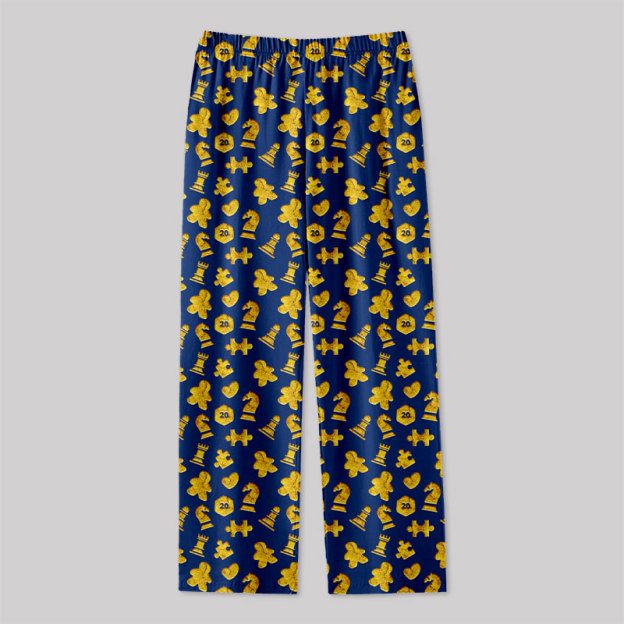 Fried Chicken Board Game Geek Loungewear Pants