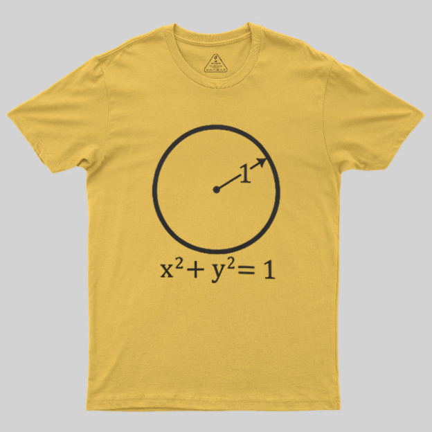 Unit Circle Math Geek T-Shirt