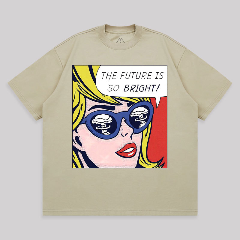 Pop Optimistic Girl Unisex Oversized T-shirt