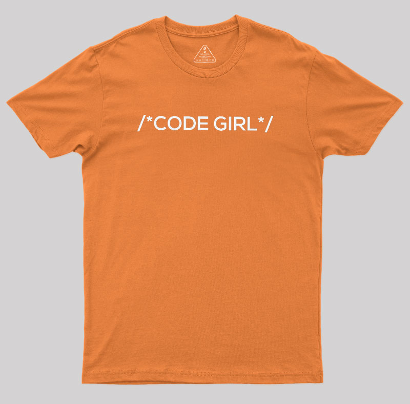 Coder Girl Programmer Geek T-Shirt