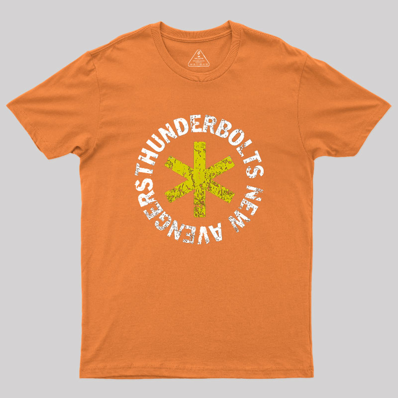 Yellow Hot Thunderbolts Geek T-Shirt