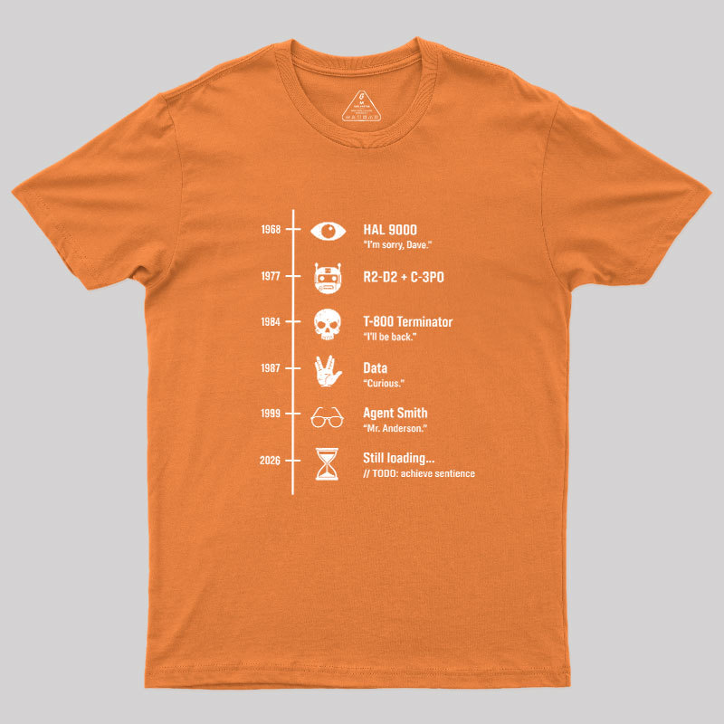 Sci-Fi Timeline Geek T-Shirt