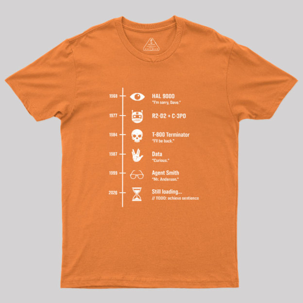Sci-Fi Timeline Geek T-Shirt