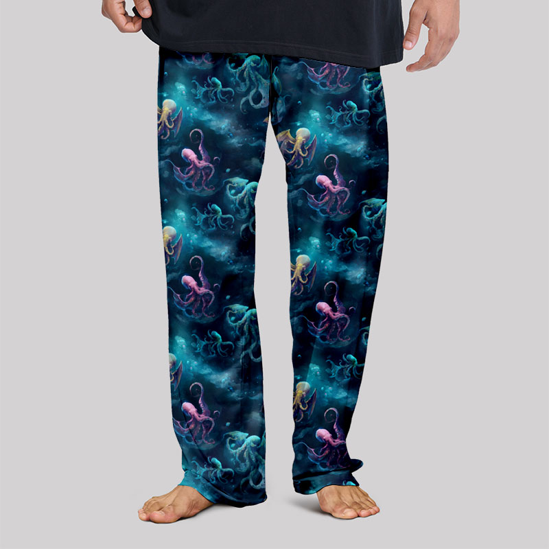 Uncharted Waters of Cthulhu Geek Loungewear Pants