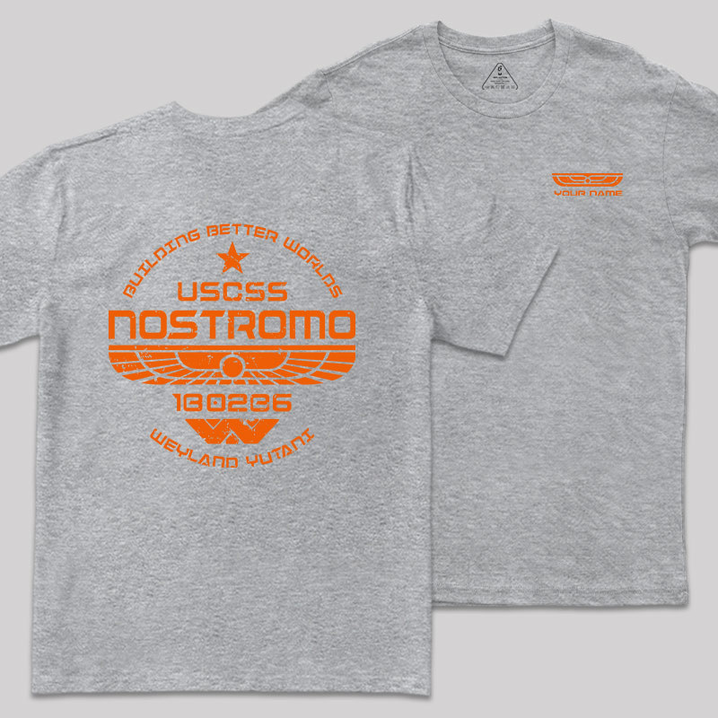 Personalized USCSS Nostromo Geek T-Shirt