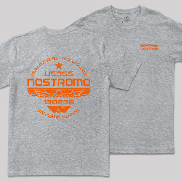Personalized USCSS Nostromo Geek T-Shirt