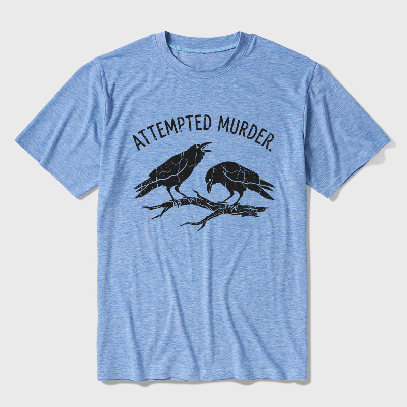 Attempted Murder Ultra Soft Heather Tee