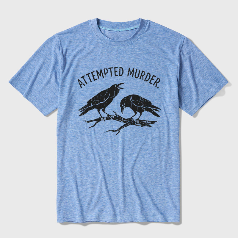 Attempted Murder Ultra Soft Heather Tee
