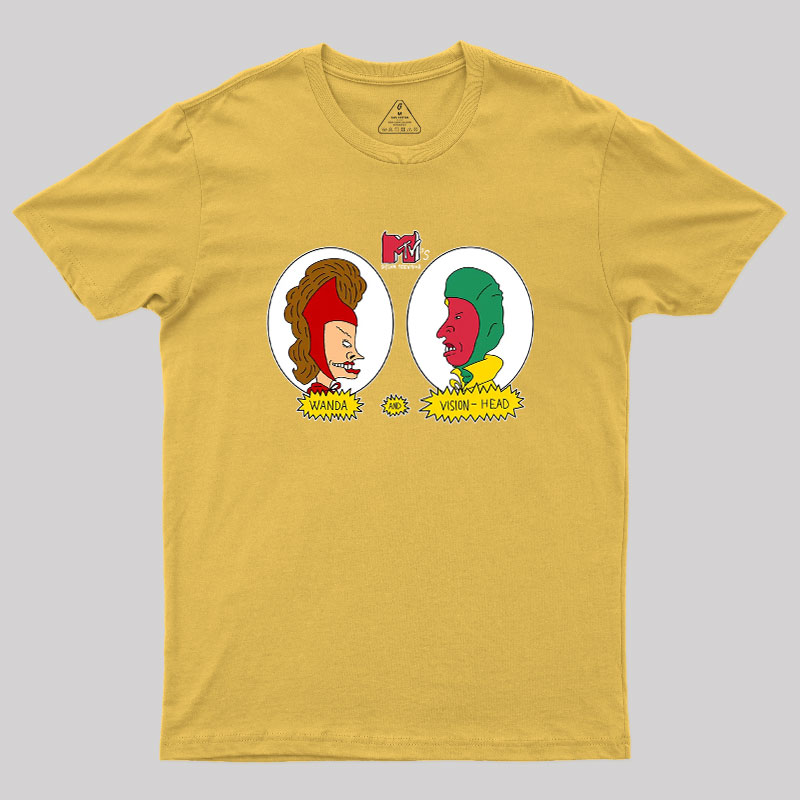 Wanda and visionhead Geek T-Shirt
