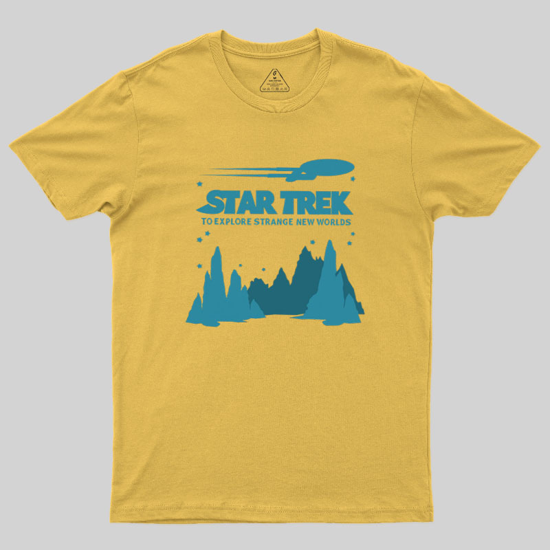 Explore New Worlds Geek T-Shirt