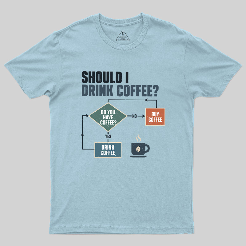 Should I Drink Coffee Geek T-Shirt