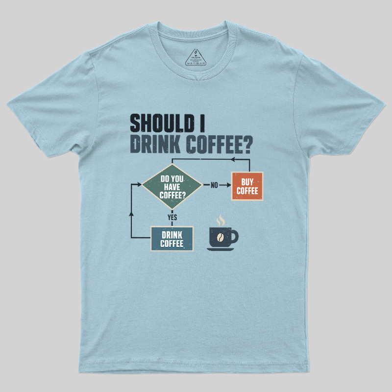 Should I Drink Coffee Geek T-Shirt