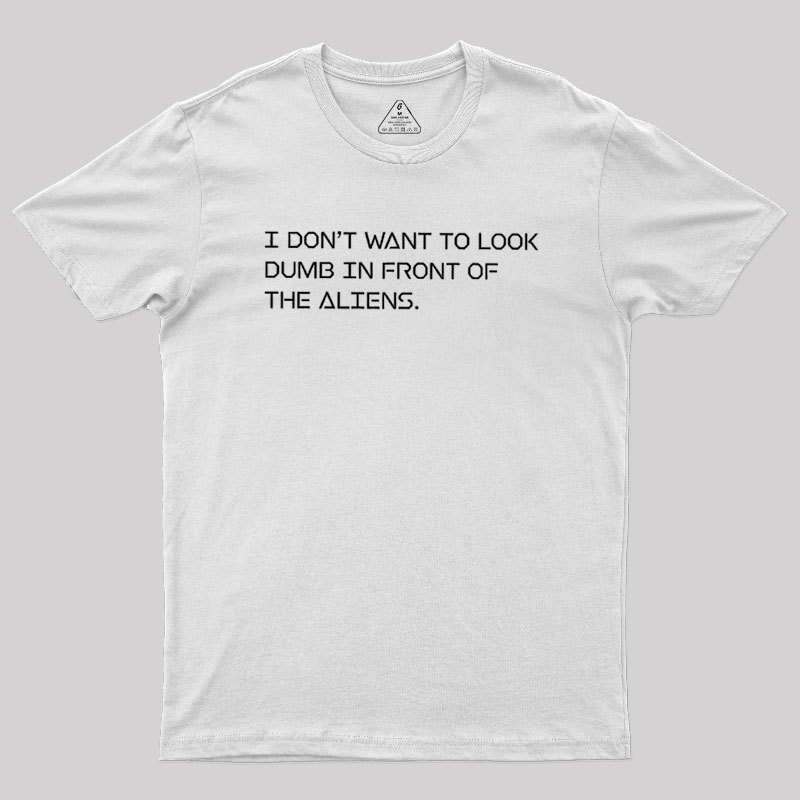 Alien Etiquette Geek T-Shirt