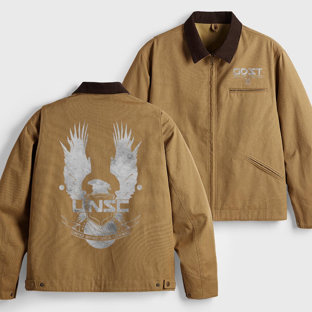 Vintage ODST Geek Canvas Work Jackets