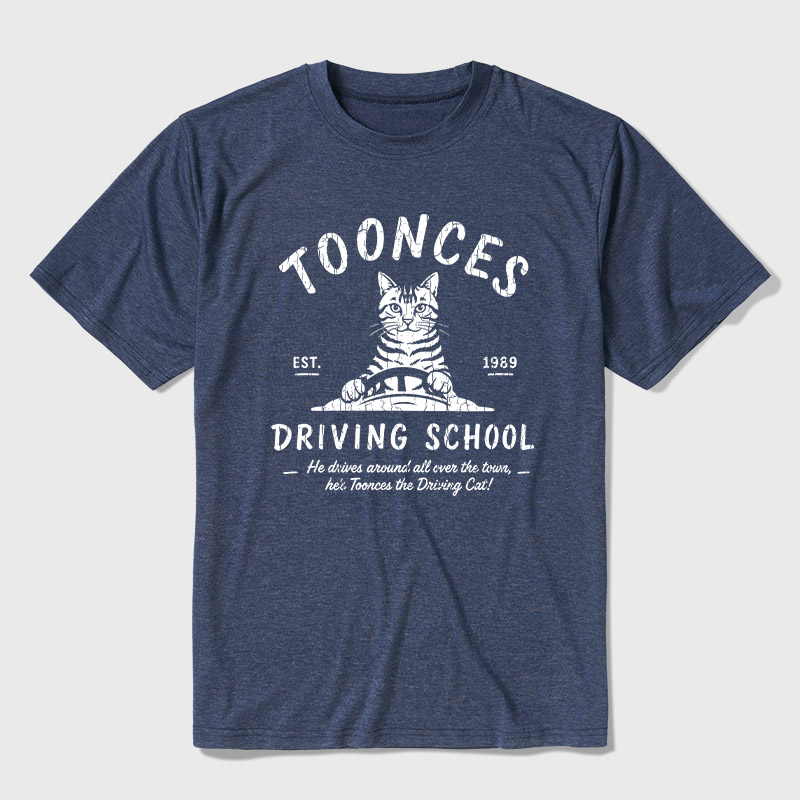 Toonces Driving School Ultra Soft Heather Tee