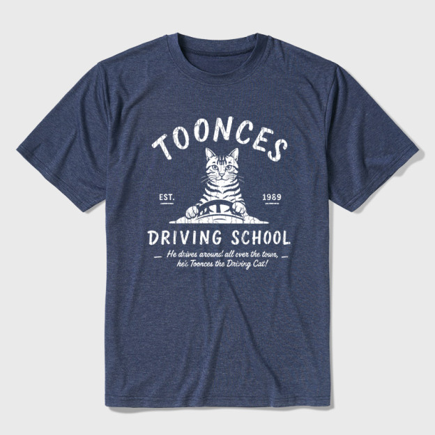 Toonces Driving School Ultra Soft Heather Tee
