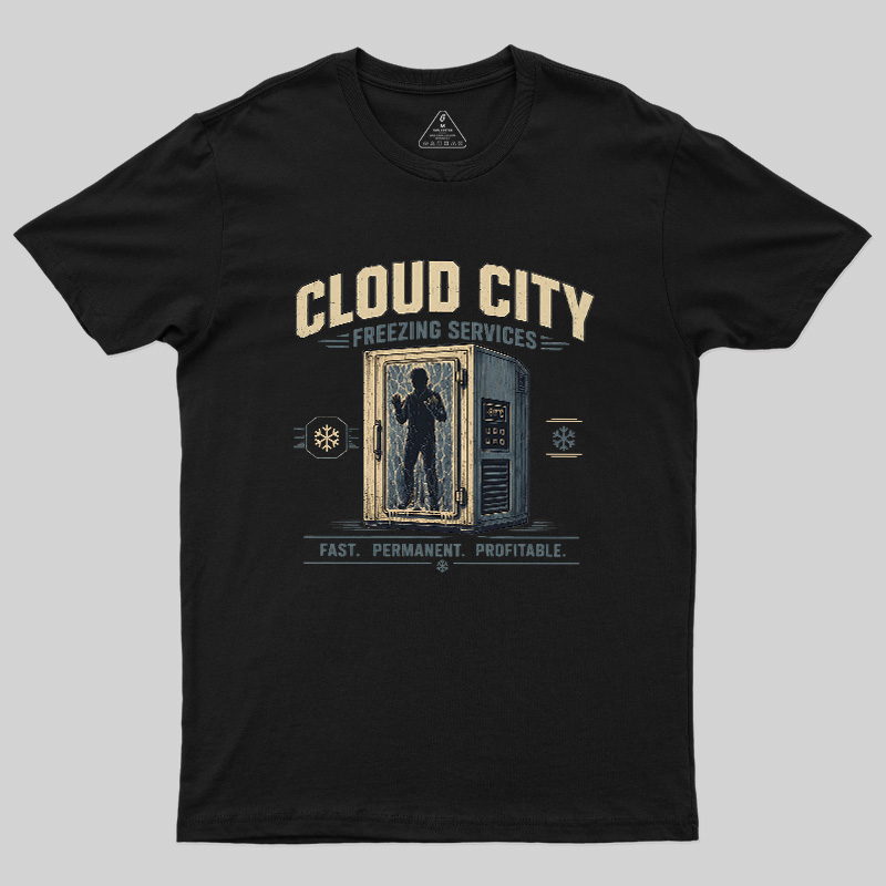 Cloud City Freezing Services Geek T-Shirt