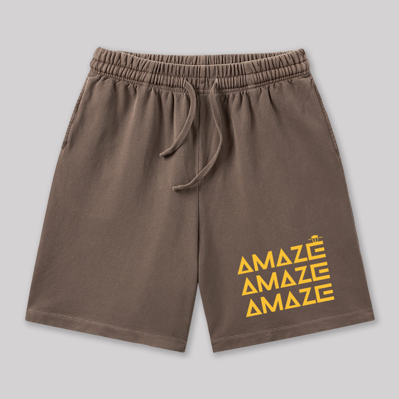 Amaze Rocky Geeky Washed Shorts